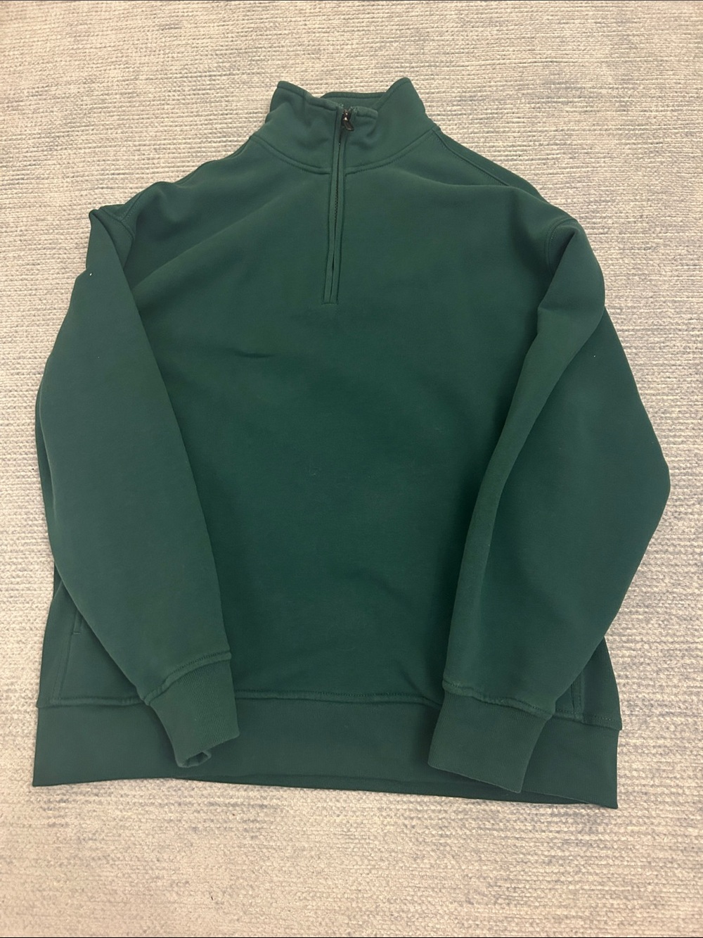 Athleta Forest Green Half-Zip Pullover